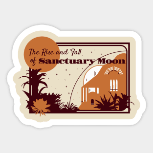 Sanctuary Moon Orange/Brown Sticker